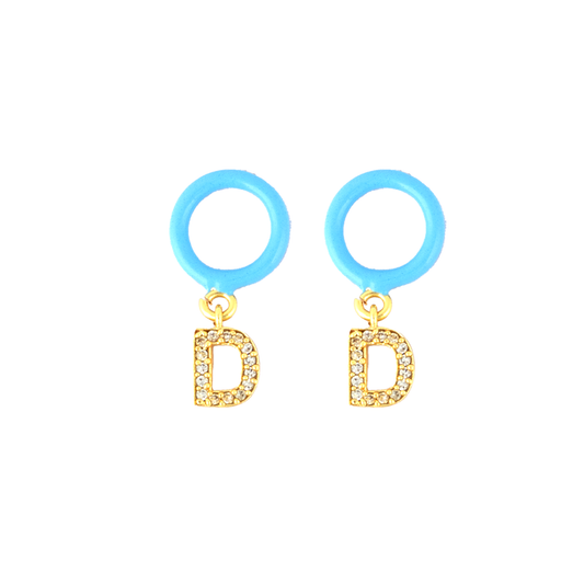 D Enamel Earring
