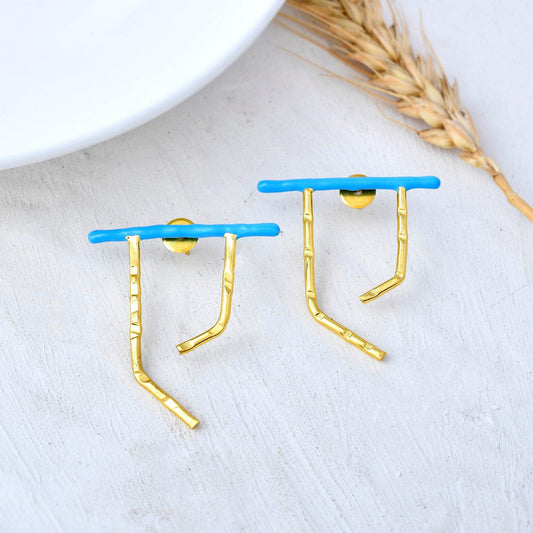 ए Highlighter Earring - Zuriijewels