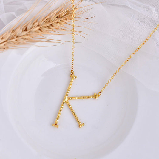 K Pendant - Zuriijewels