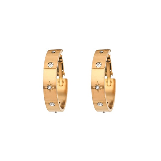 CLASSIC ROUND CZ HOOPS