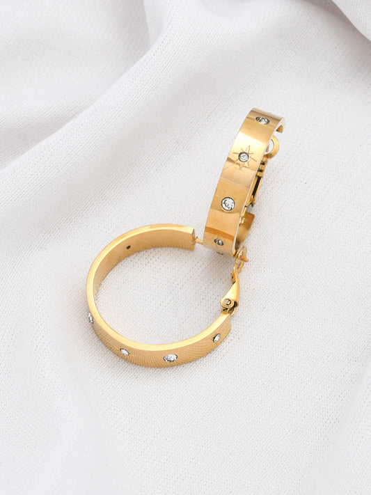 CLASSIC ROUND CZ HOOPS