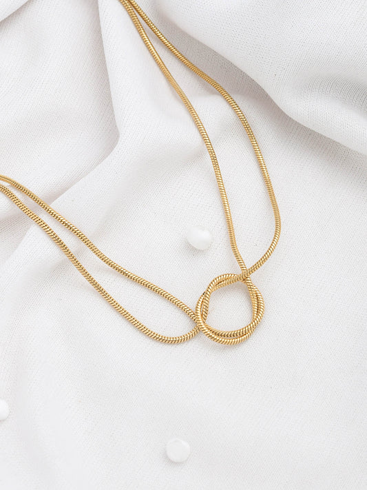 INTANGLED DUAL CHAIN NECKLACE