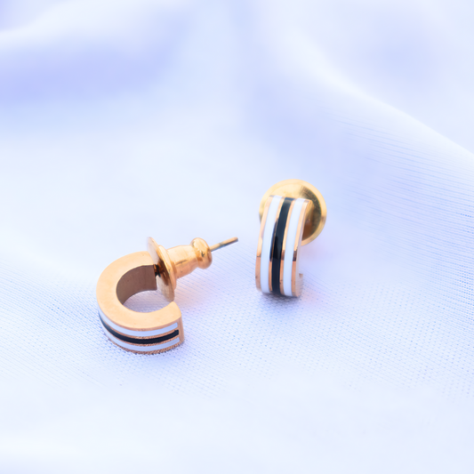 HALF ROUND ENAMEL STUDS