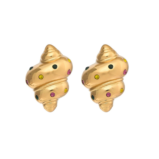 CROISSANT MULTICOLOR STUDS