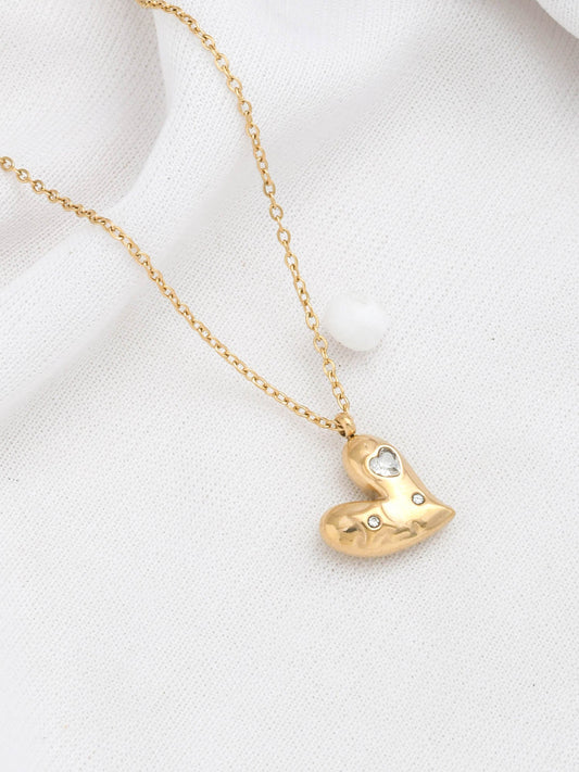 CZ HEART NECKLACE