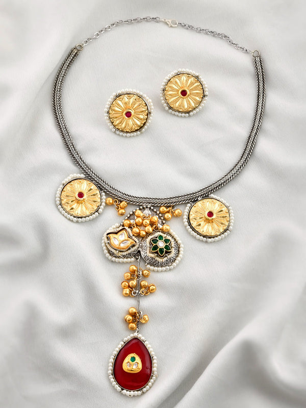 Dilbar Kundan Necklace Set